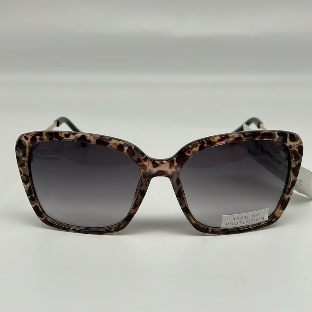 MIXIT Animal Print Gold Metal Temple Ross Black Temple Tips